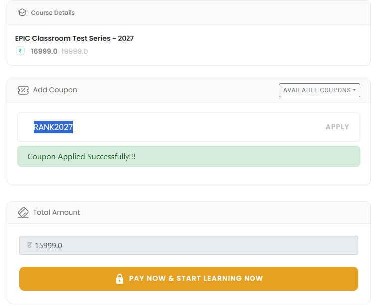 NEETPrep EPIC Classroom Test Series Review 2027 – Is It Worth It for NEET Aspirants?