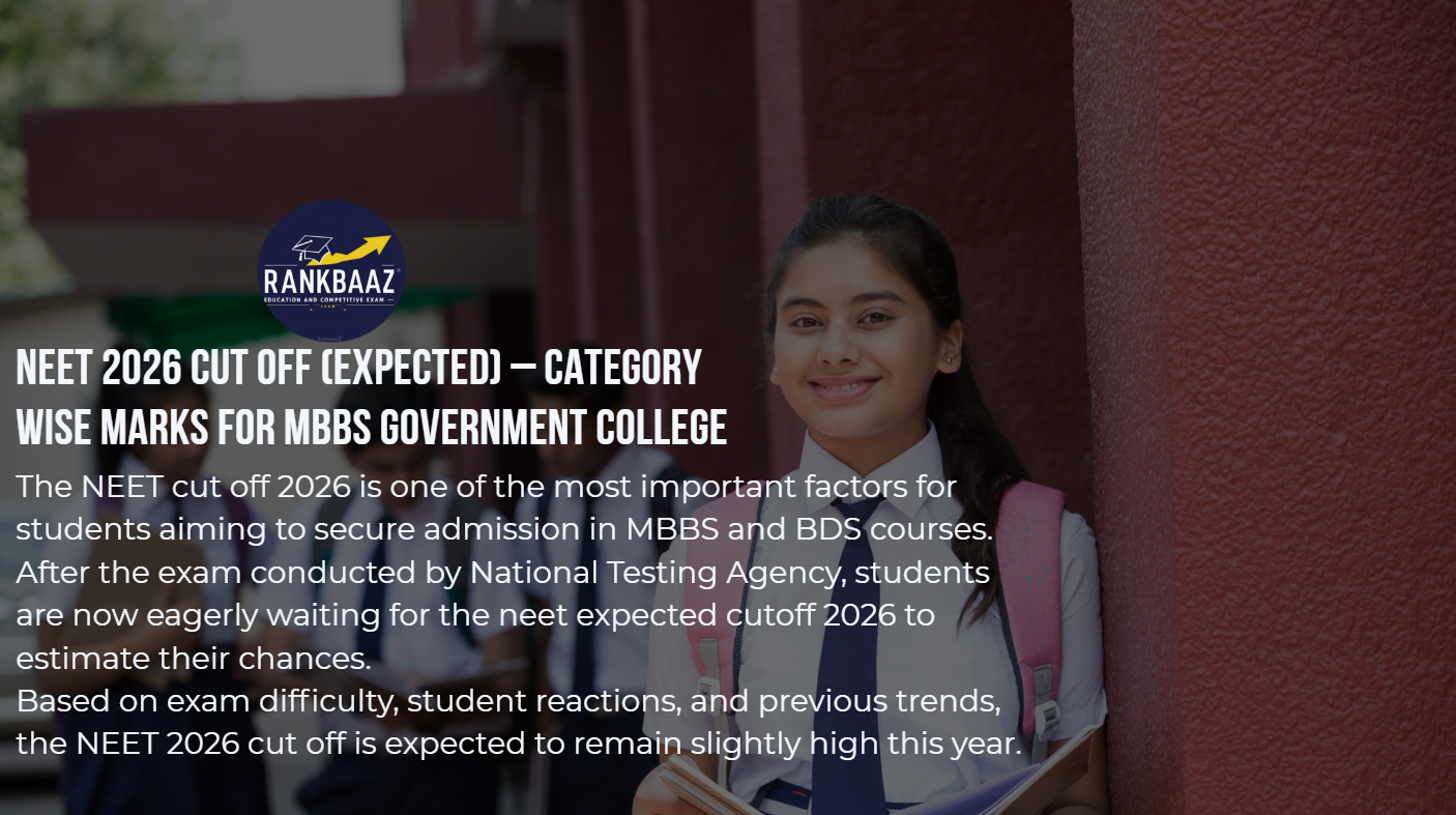 Expected NEET 2026 cutoff trends and category wise marks for MBBS admission